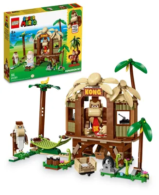 Lego Super Mario 71424 Donkey Kong's Tree House Expansion Toy Building Set with Donkey Kong & Cranky Kong Minifigures