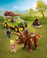 Lego Jurassic World 76959 Triceratops Research Toy Building Set with Ian Malcolm and Dr. Ellie Sattler Minifigures