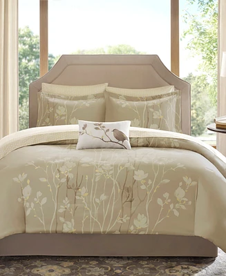 Closeout! Madison Park Essentials Vaughn 9-Pc.Comforter Set