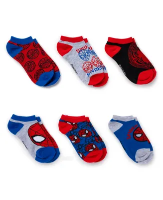 Marvel Big Boys Low Rise Socks, Pack of 6