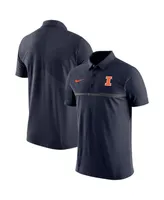 Men's Nike Navy Illinois Fighting Illini Coaches Performance Polo Shirt