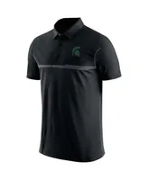 Men's Nike Black Michigan State Spartans Coaches Performance Polo Shirt