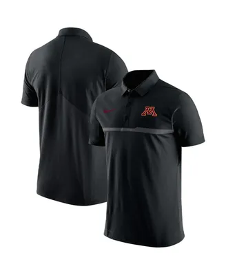 Men's Nike Black Minnesota Golden Gophers Coaches Performance Polo Shirt