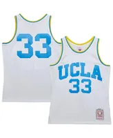 Men's Mitchell & Ness Kareem Abdul-Jabbar White Ucla Bruins 1968 Throwback Jersey