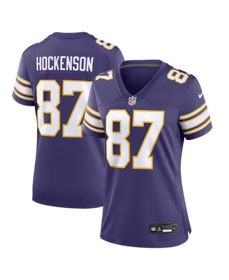 Women's Nike T.j. Hockenson Purple Minnesota Vikings Classic Player Game Jersey