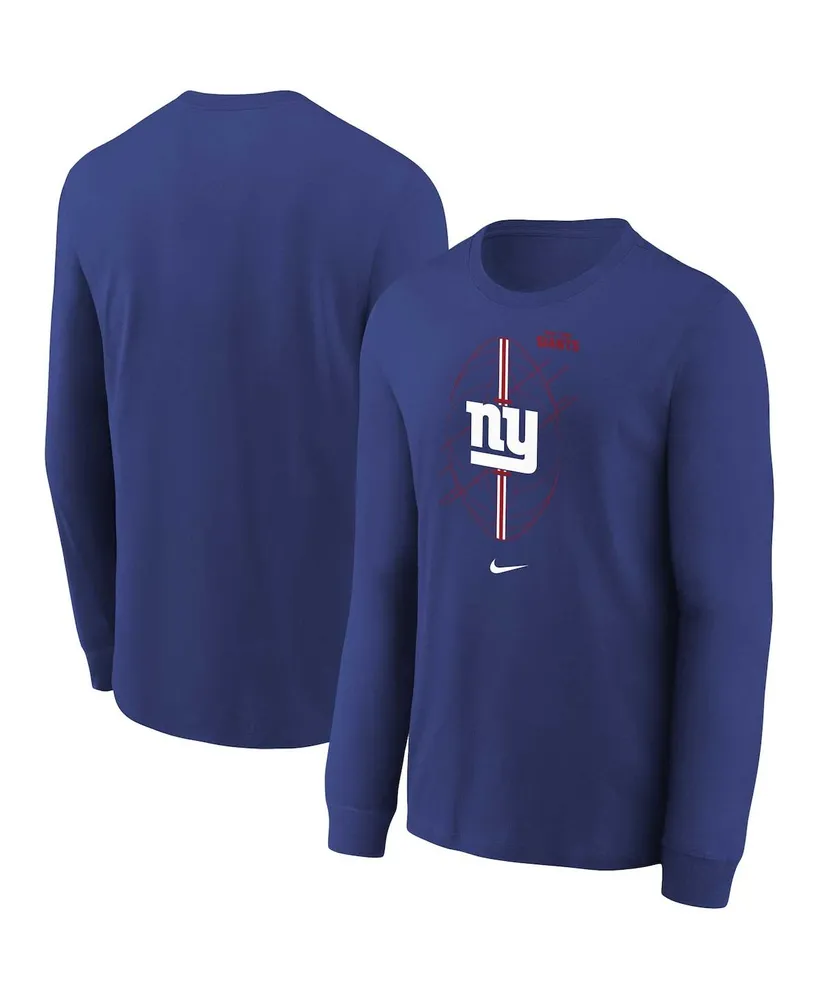 New York Giants Toddler Boys' Long Sleeve Logo Tee