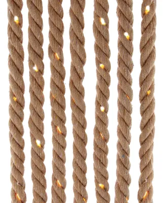 Kurt Adler 30-Light 9.8' Battery-Operated Rope with Warm Superbright Led Light Set