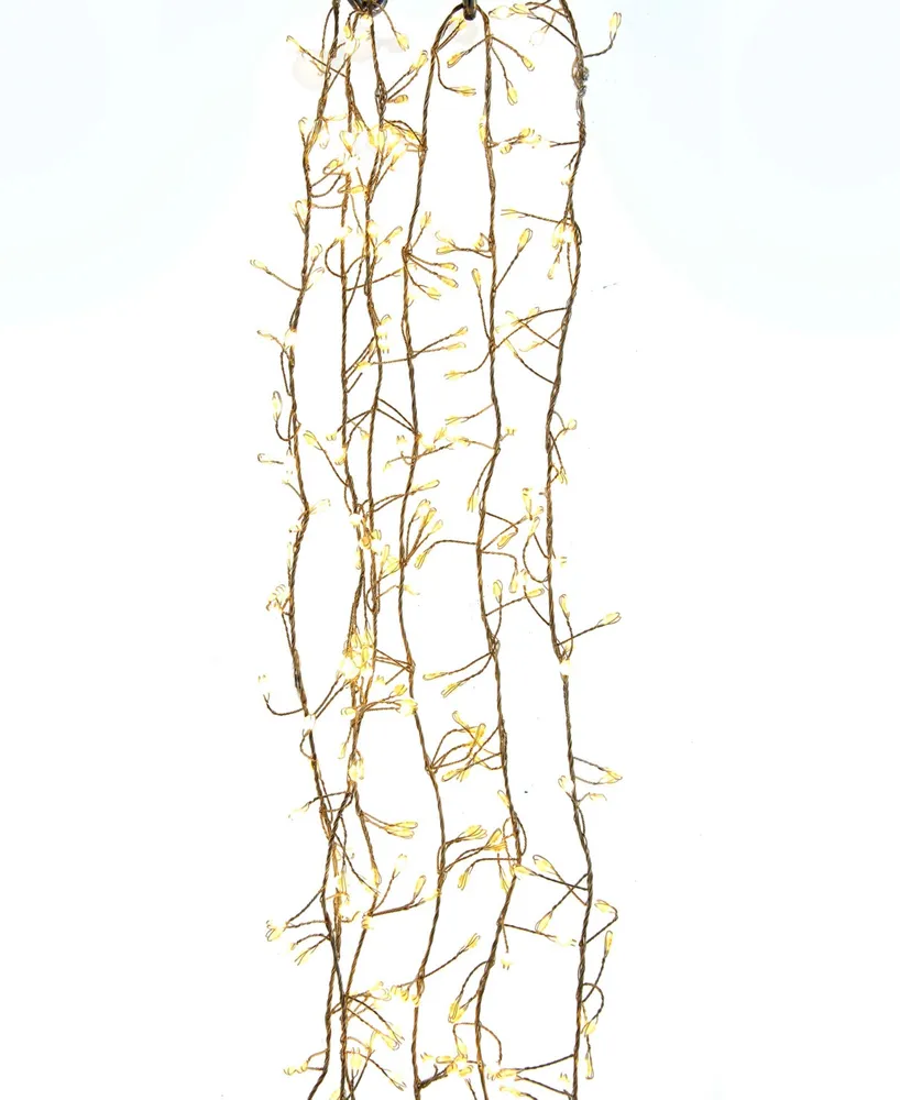 Kurt Adler 300-Light Cluster Garland with Warm Led Lights