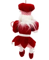 Kurt Adler 17" Kringle Klaus Peppermint Chef Santa