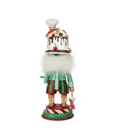 Kurt Adler 15" Hollywood Nutcracker with Gingerbread Baker Hat