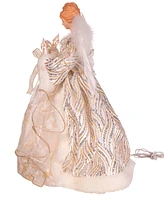 Kurt Adler 10-Light 14" Lighted Angel Tree Topper