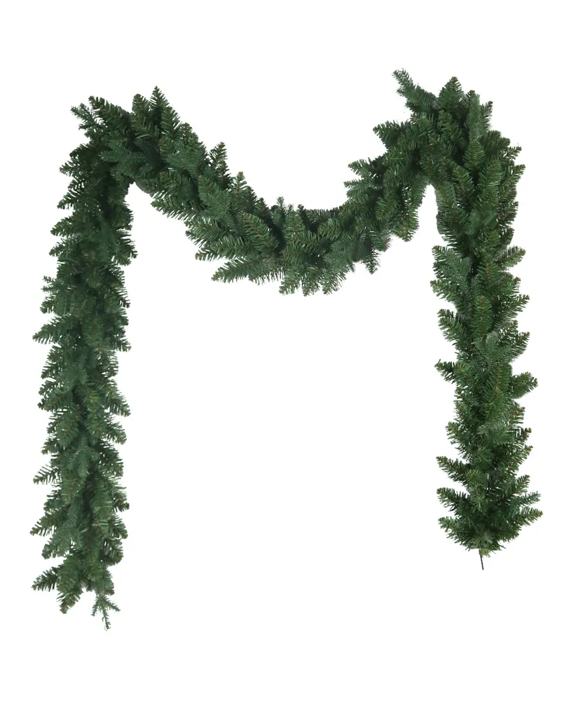 Kurt Adler 9' Unlit Jackson Pine Garland