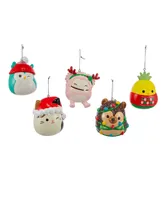 Squishmallows Blow Mold Ornaments, 5 Assorted Set