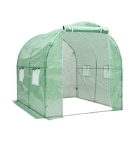 vidaXL Greenhouse 43.1 ft² 6.6'x6.6'x6.6'