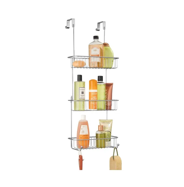 mDesign Metal Over Shower Door Caddy, Bathroom Storage Organizer - 9 X 12 -  Bed Bath & Beyond - 33907858