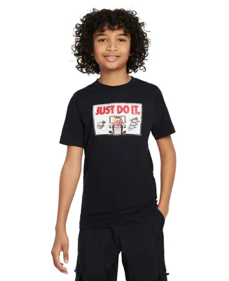 Nike Big Kids Sportswear Graphic Cotton T-shirt