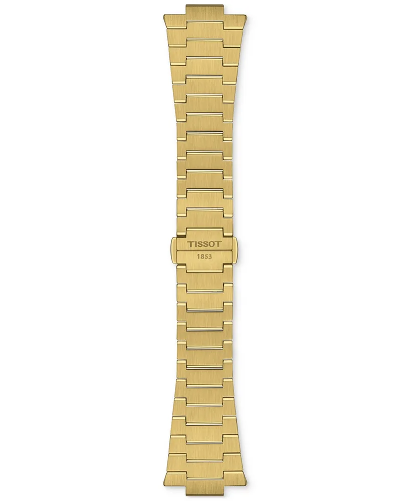 Tissot Unisex Digital Prx Gold Pvd Stainless Steel Bracelet Watch 35mm