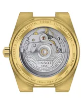 Tissot Women's Swiss Automatic Prx Powermatic 80 Gold Pvd Stainless Steel Bracelet Watch 35mm