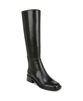 Franco Sarto Women's Giselle Wide Calf Square Toe Knee High Boots