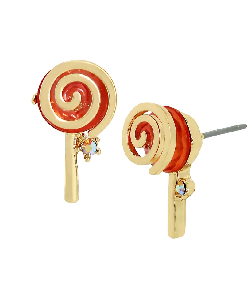 Betsey Johnson Faux Stone Lollipop Stud Earrings