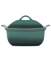 Le Creuset Heritage Stoneware 4.5 Quart Deep Baker with Lid