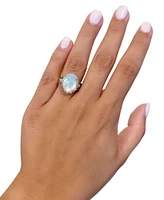 Le Vian Neopolitan Opal (3 ct. t.w.) & Diamond (1/2 ct. t.w.) Halo Ring in 14k Gold