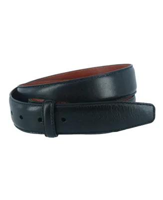 Trafalgar Men's Pebble Grain Leather 35mm Harness Belt Strap
