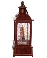 Kurt Adler 8" Battery-Operated Lit Nutcracker Swirl Water Lantern