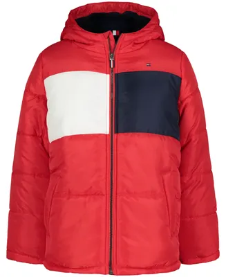 Tommy Hilfiger Toddler and Little Boys Pieced Puffer Jacket