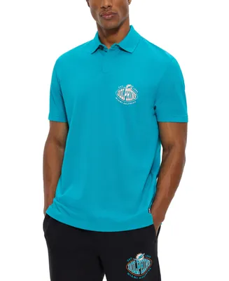 Boss by Hugo Boss Men's Boss x Nfl Dolphins Polo Shirt