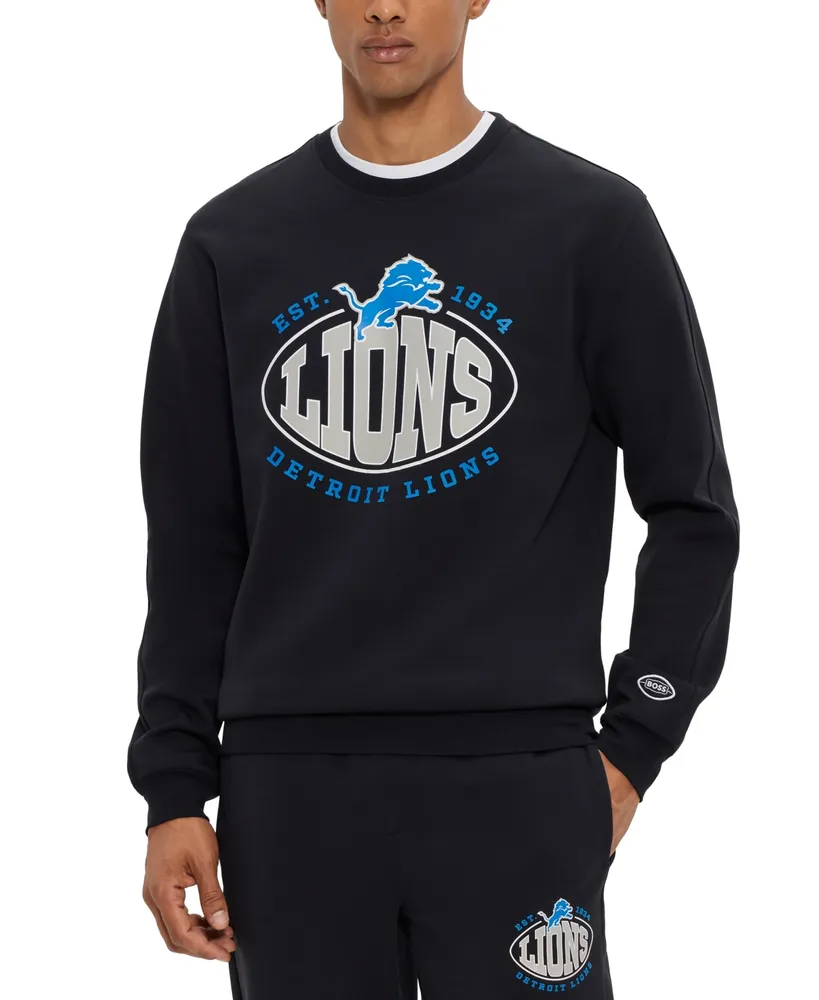 Boss by Hugo Men's x Detroit Lions Nfl Sweatshirt