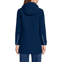 Lands' End Women's Squall Hooded Waterproof Raincoat