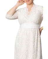 Kiyonna Plus Amour Lace Wedding Gown