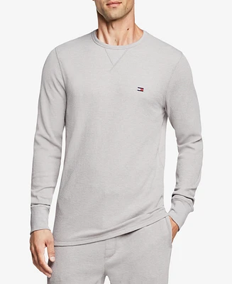 Tommy Hilfiger Men's Waffle-Knit Long-Sleeve Crewneck Thermal Top