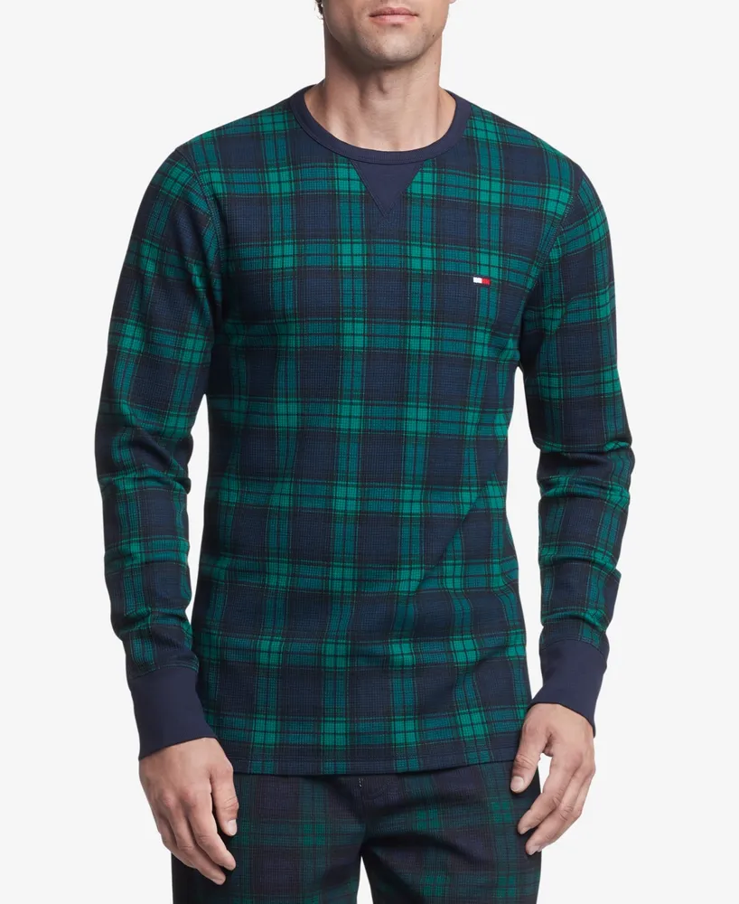Tommy Hilfiger Men's Classic-Fit Waffle-Knit Long-Sleeve Pajama T-Shirt |  Hawthorn Mall