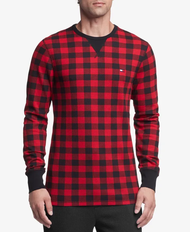 Tommy Hilfiger Men's Classic-Fit Waffle-Knit Long-Sleeve Pajama T-Shirt |  Hawthorn Mall