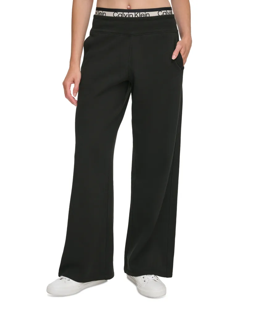 Calvin Klein Women's Performance Logo-Tape High-Rise Pant