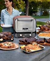 Ninja Woodfire Pizza Oven, 8-in-1 Outdoor Oven, 5 Pizza Settings, Up to 700 Fahrenheit High Heat, Bbq (Barbecue) Smoker