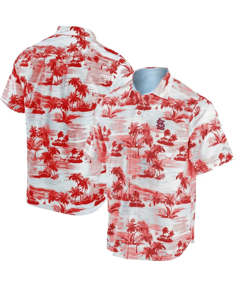 Atlanta Braves Tommy Bahama Tropical Horizons Button-Up Shirt - Navy