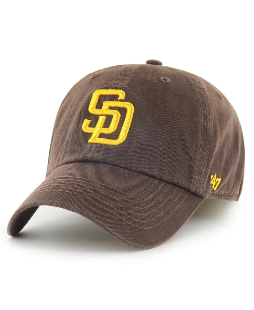 Men's '47 Brand Brown San Diego Padres Franchise Logo Fitted Hat