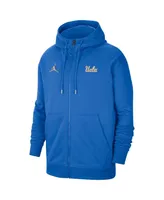 Men's Jordan Blue Ucla Bruins Travel Fleece Full-Zip Hoodie