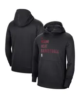 Men's and Women's Nike Miami Heat 2023/24 Performance Spotlight On-Court Practice Pullover Hoodie