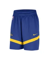 Men's Nike Royal Golden State Warriors On-Court Practice Warmup Performance Shorts