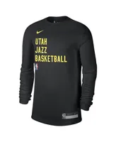 Men's and Women's Nike Black Utah Jazz 2023 Legend On-Court Practice long sleeve