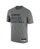 Men's Nike Heather Gray Memphis Grizzlies 2023/24 Sideline Legend Performance Practice T-shirt