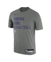 Men's Nike Heather Gray Phoenix Suns 2023 Sideline Legend Performance Practice T-shirt