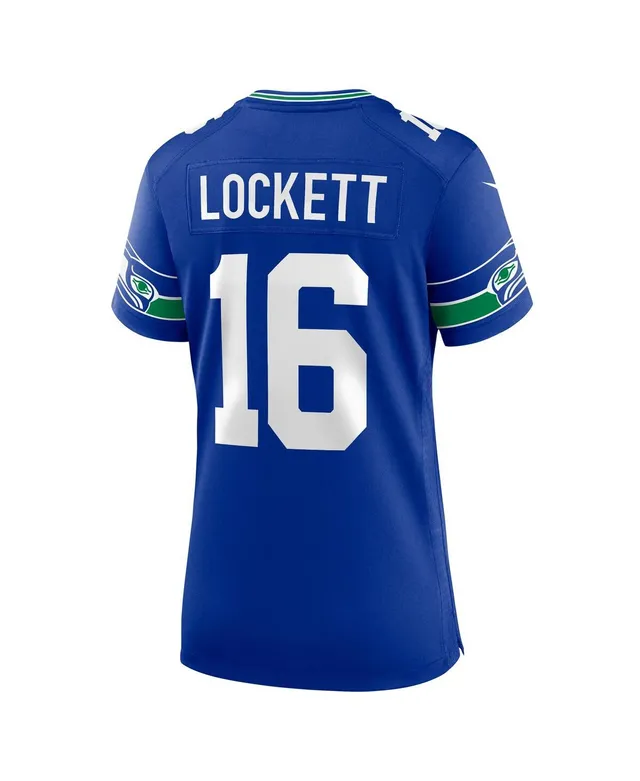 Nike Women's Nike DK Metcalf Royal Seattle Seahawks Throwback Player Game  Jersey