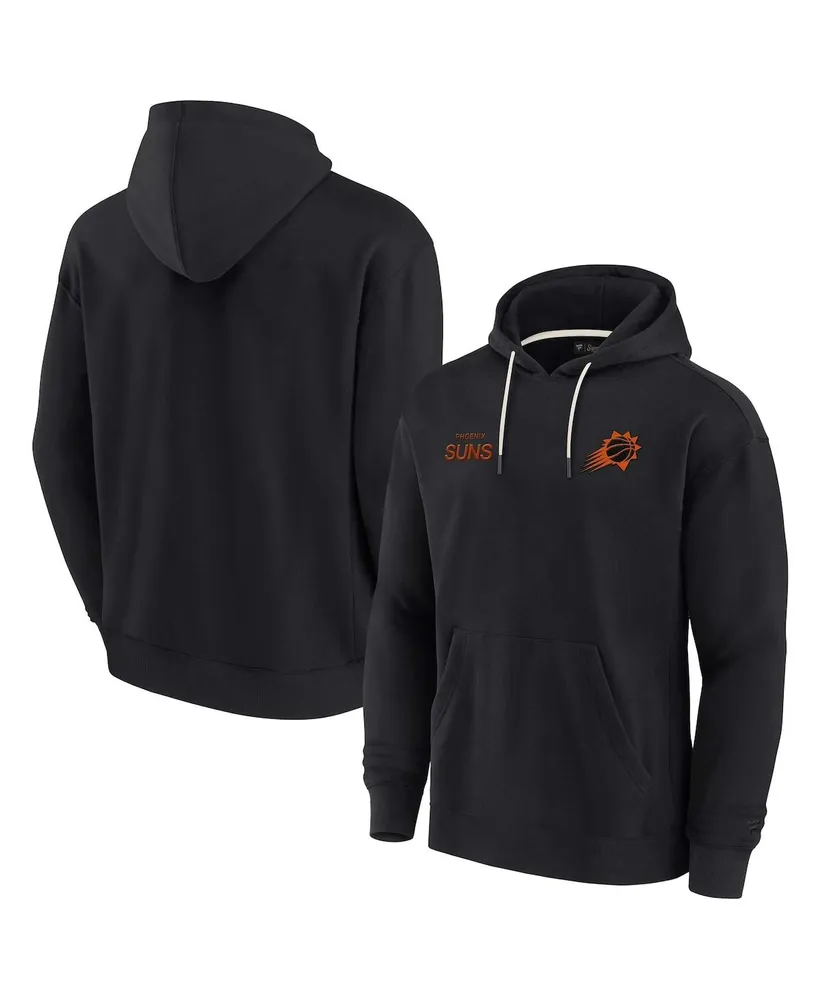 Men's and Women's Fanatics Signature Black Phoenix Suns Super Soft Fleece Pullover Hoodie