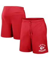 Men's Nfl x Darius Rucker Collection by Fanatics Red Kansas City Chiefs Washed Shorts