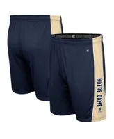 Men's Colosseum Navy Notre Dame Fighting Irish Panel Shorts